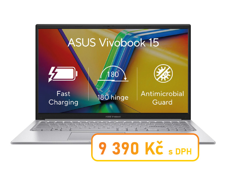 ASUS Vivobook 15/ X1504ZA/ i3-1215U/ 15,6"/ FHD/ 8GB/ 512GB SSD/ UHD/ W11H